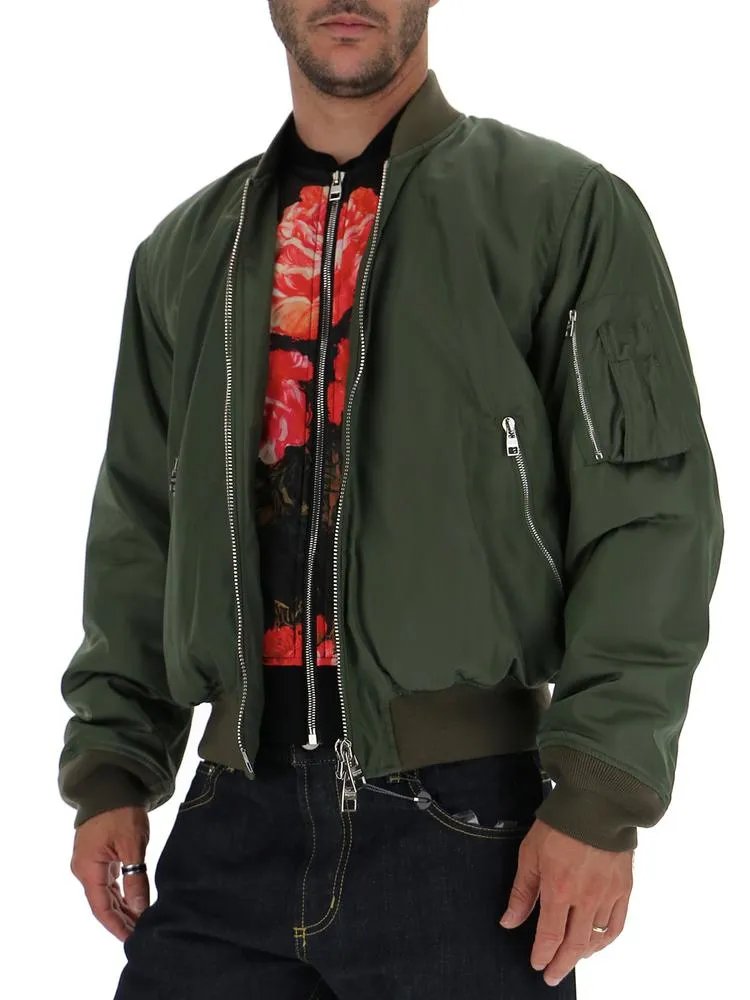 Alexander McQueen Zip Bomber Jacket