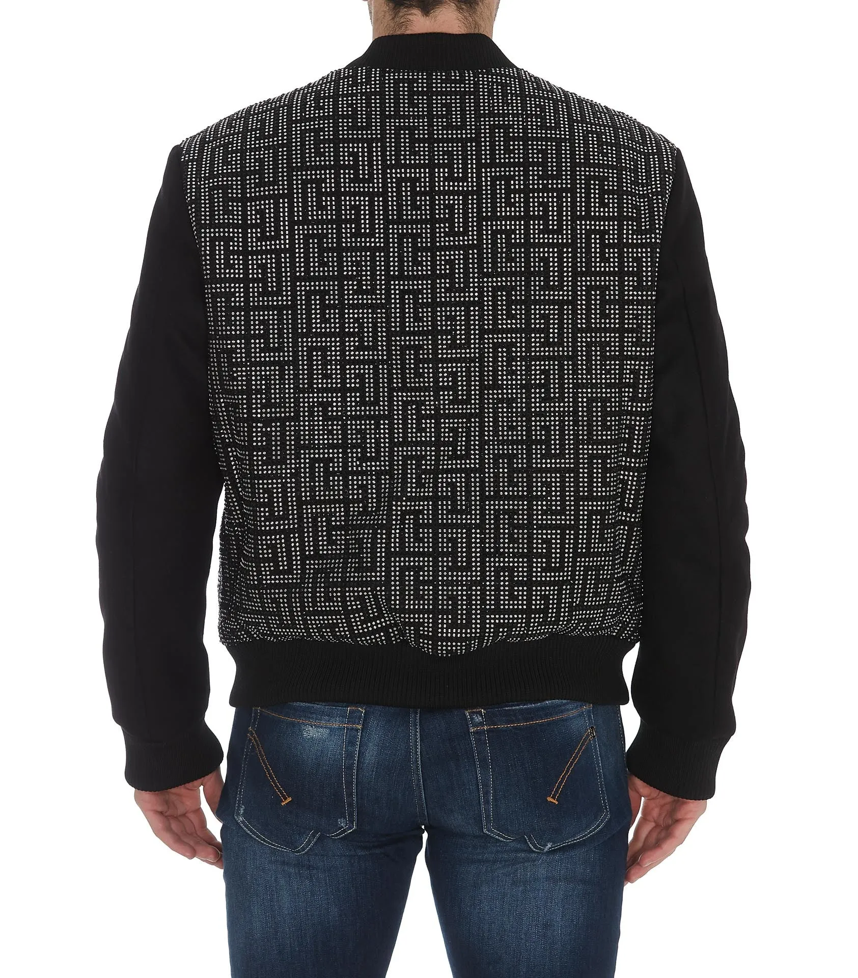 Balmain Monogram Printed Bomber Jacket
