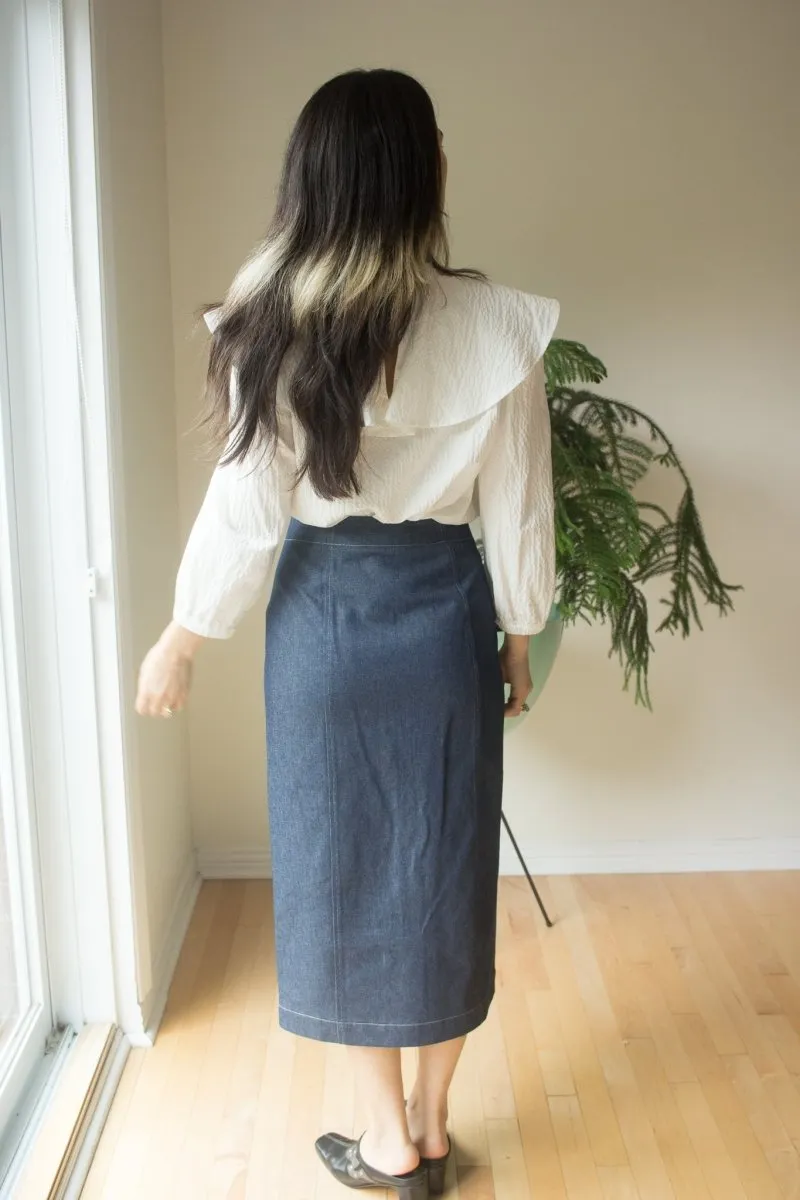 Eve Gravel Kueva Skirt - Denim (In Store)