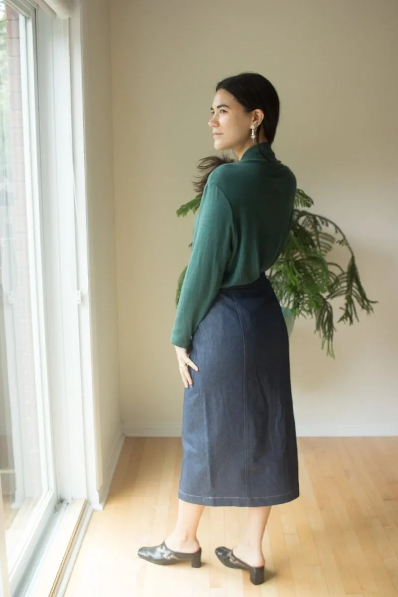 Eve Gravel Kueva Skirt - Denim (In Store)