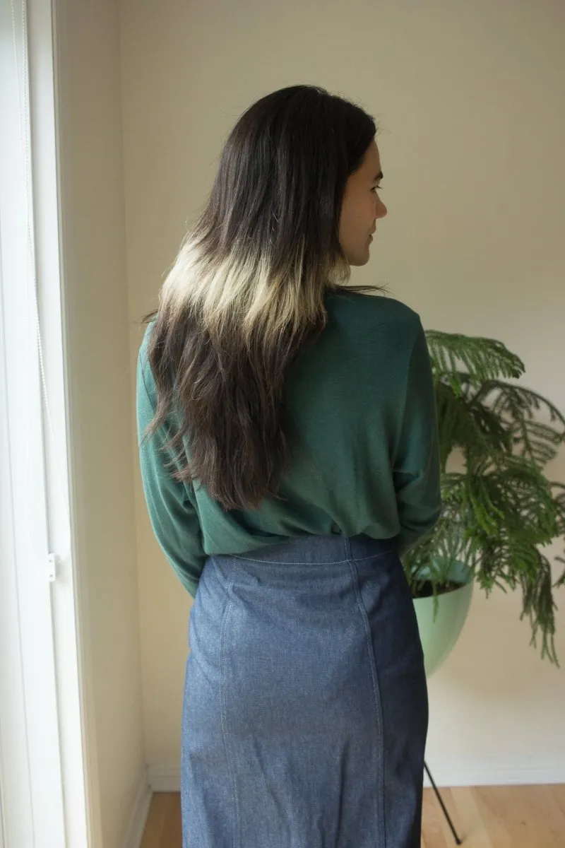 Eve Gravel Kueva Skirt - Denim (In Store)