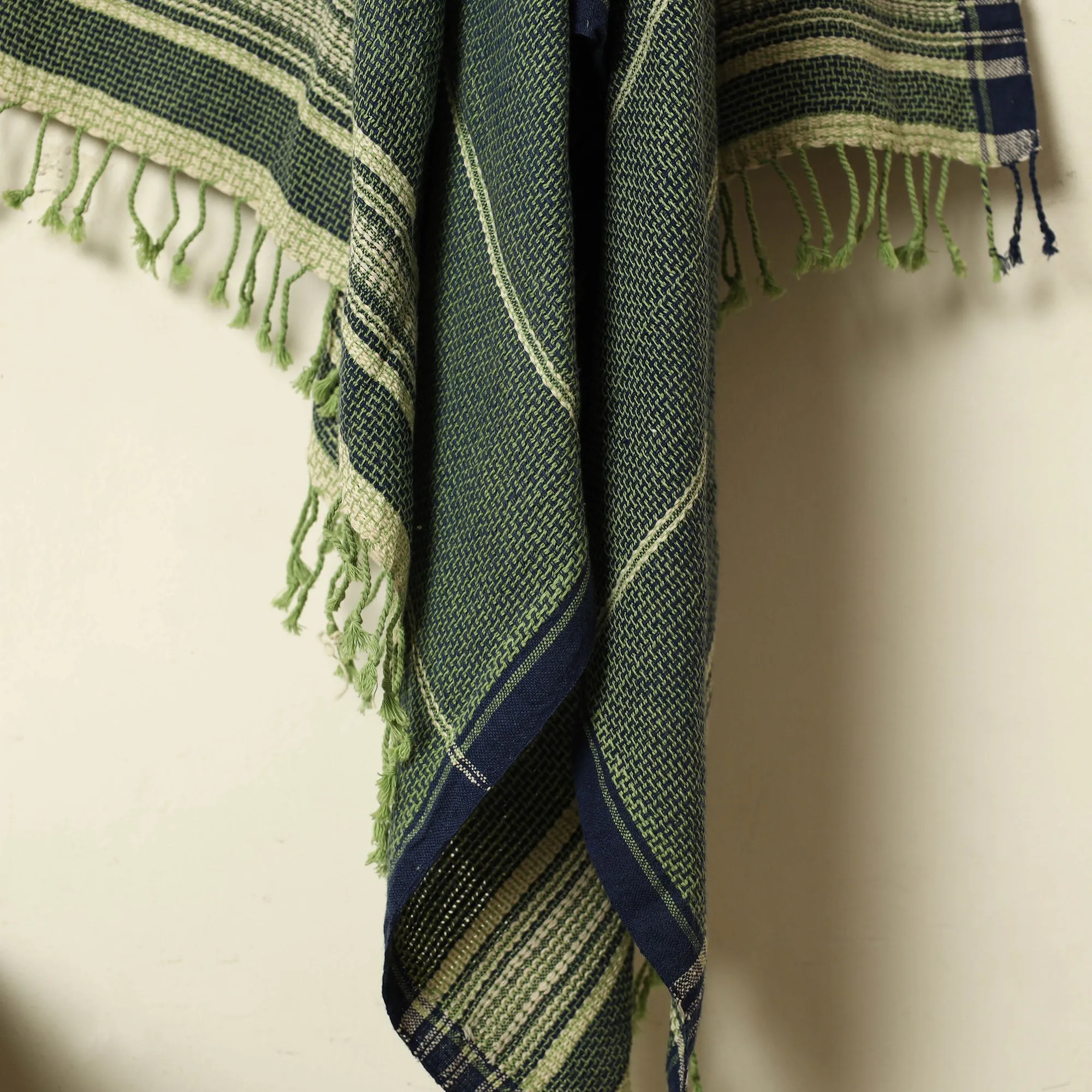 Green - Organic Kala Cotton Pure Handloom Towel 82