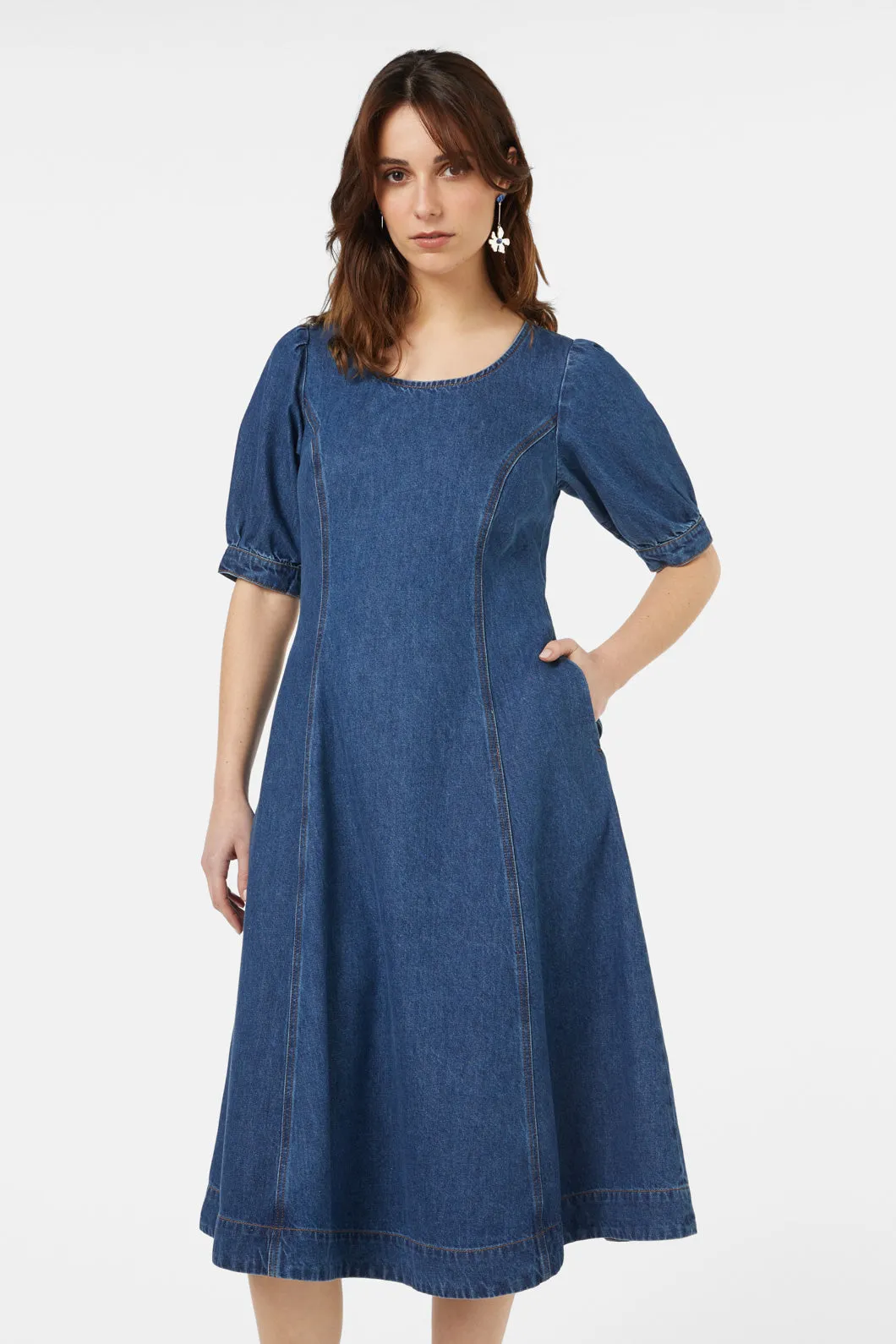 Holiday Denim Dress
