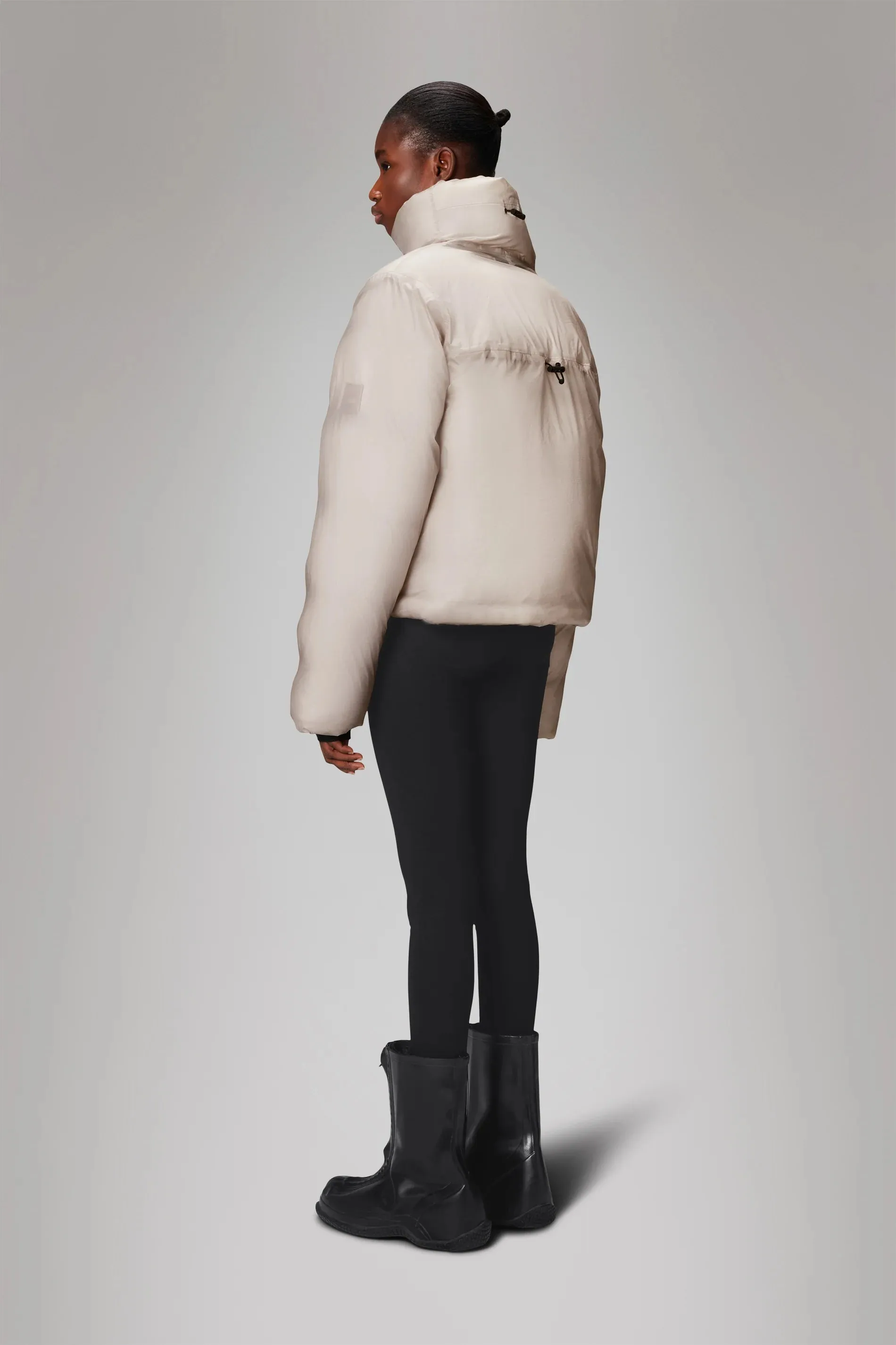 Kevo Short Puffer Jacket - Dune