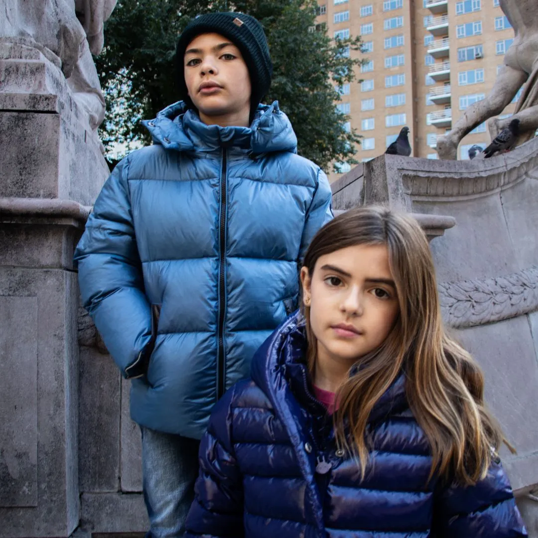 Lovi Long Puffer | Blue