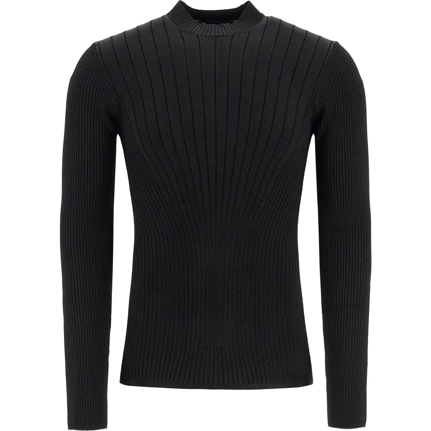 Mugler fitted long-sleeved top