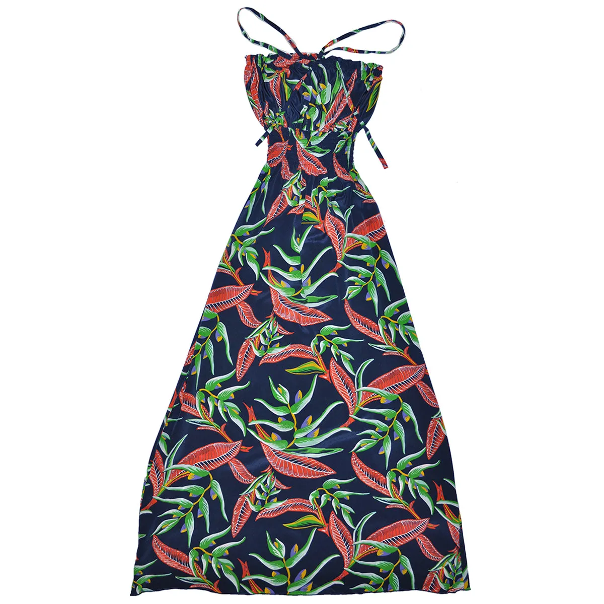 Paradise Floral (Long Halter Dress)