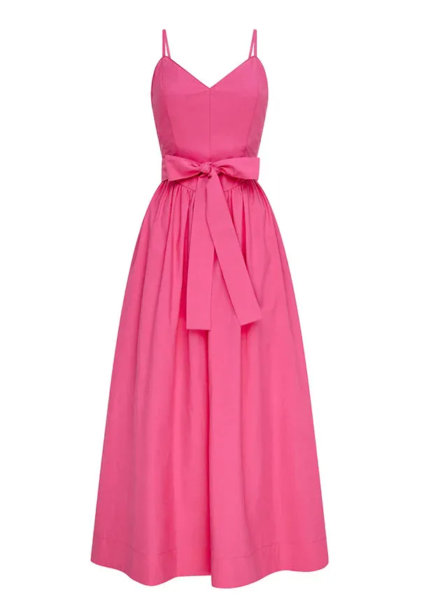 QUINN MIDI DRESS | Raspberry
