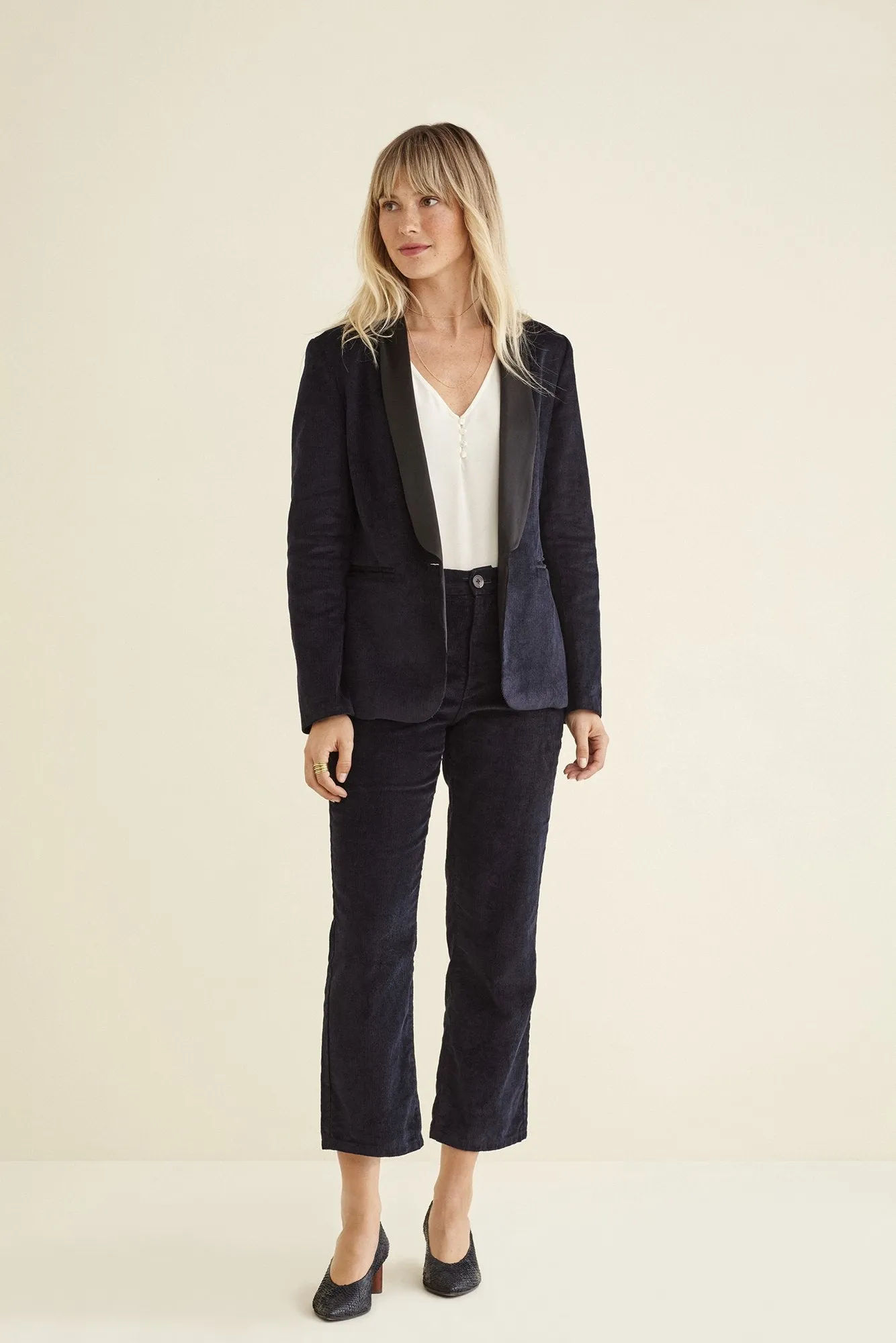 Roya Corduroy Blazer