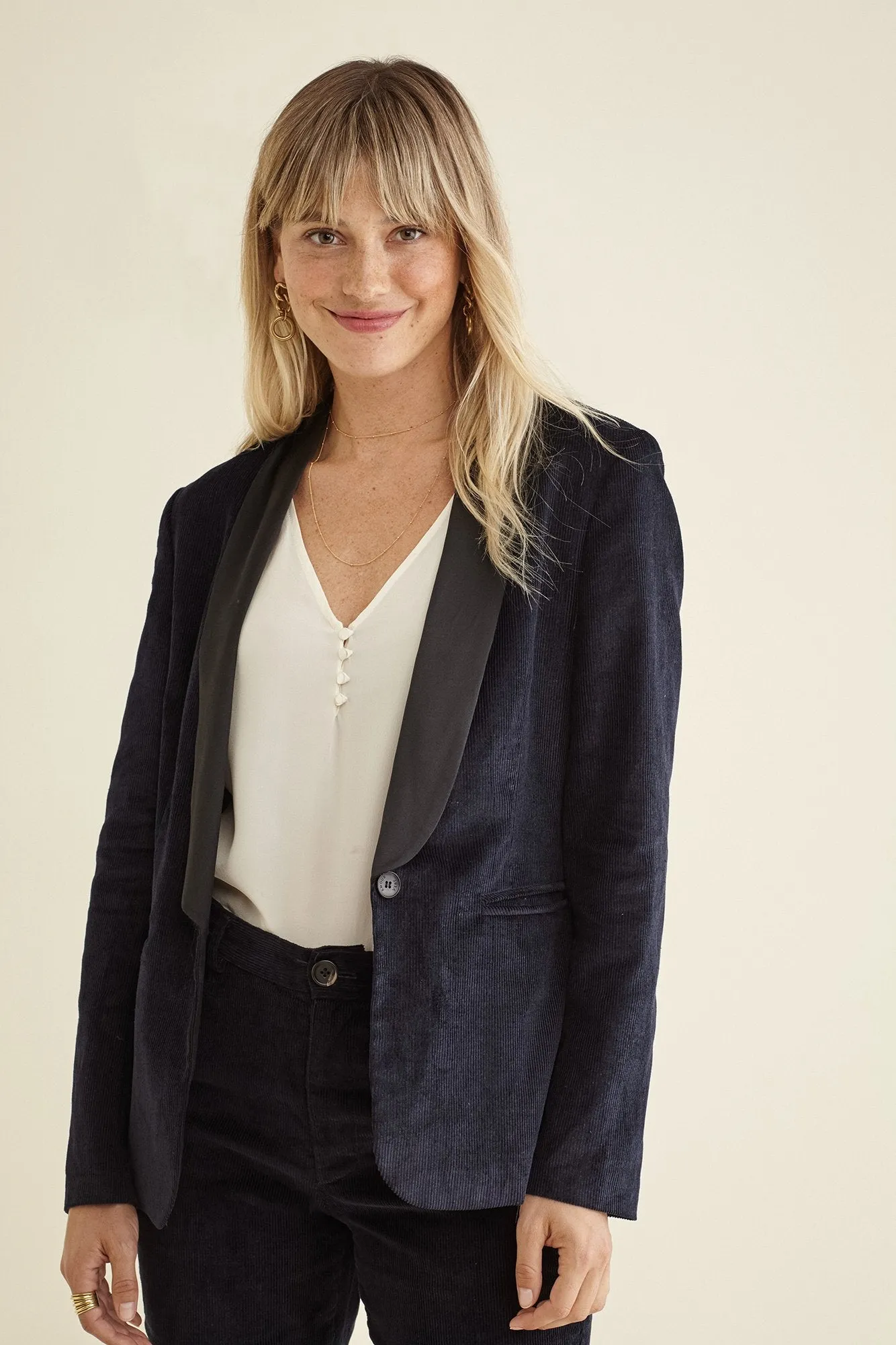 Roya Corduroy Blazer