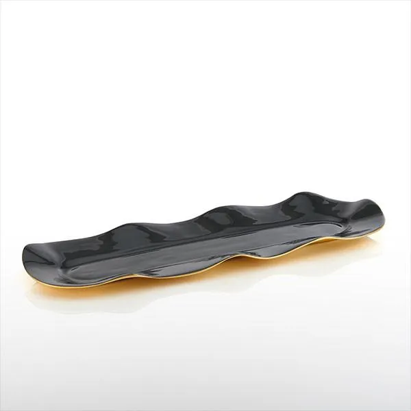 Ruffled Long Trays Graphite - Final Sale