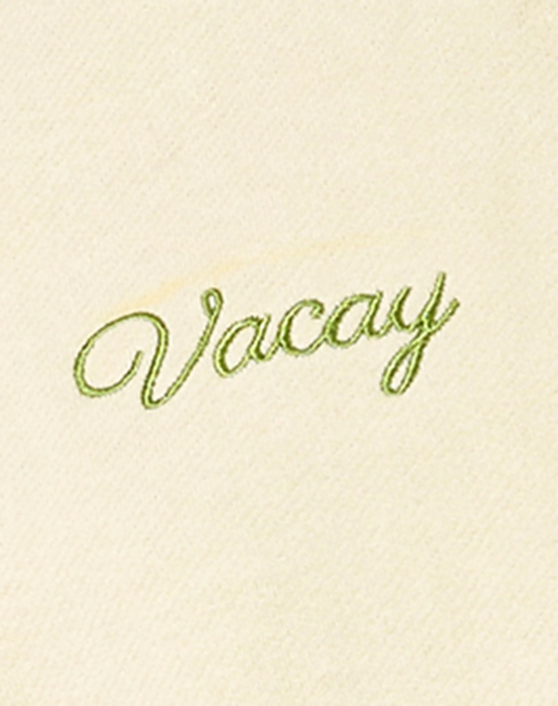 Ted Sweatshirt in Buttercream Vacay Embro