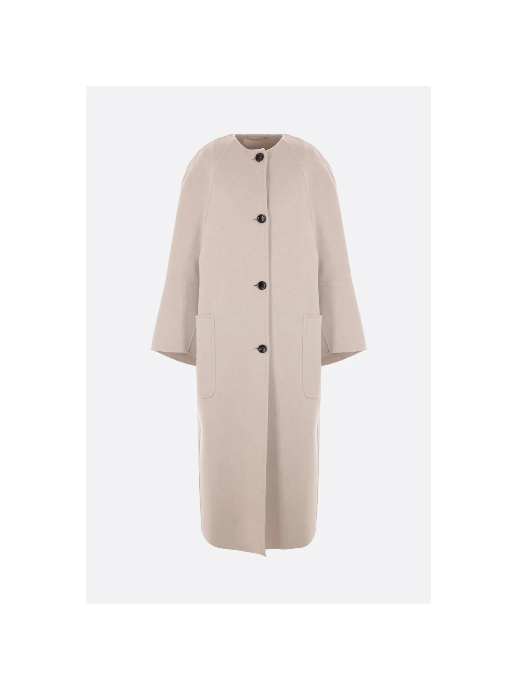 Teddy Textured Cashmere Coat