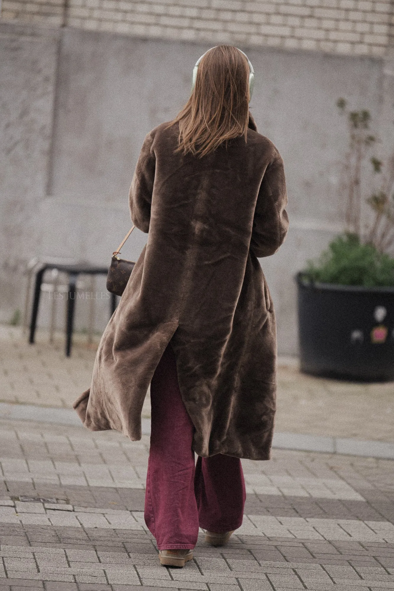 Thais teddy coat taupe