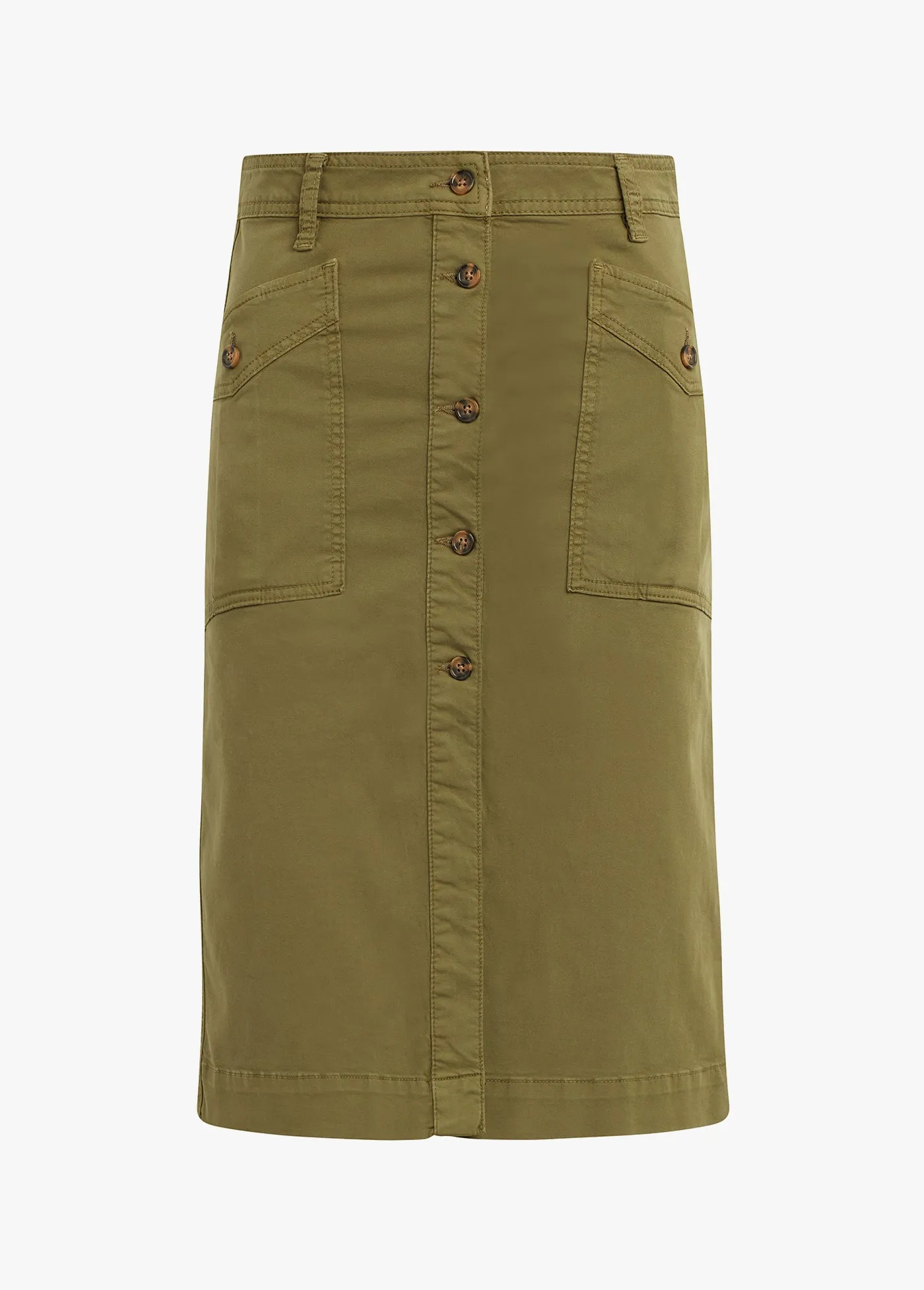 THE PREMIUM CARGO MIDI SKIRT