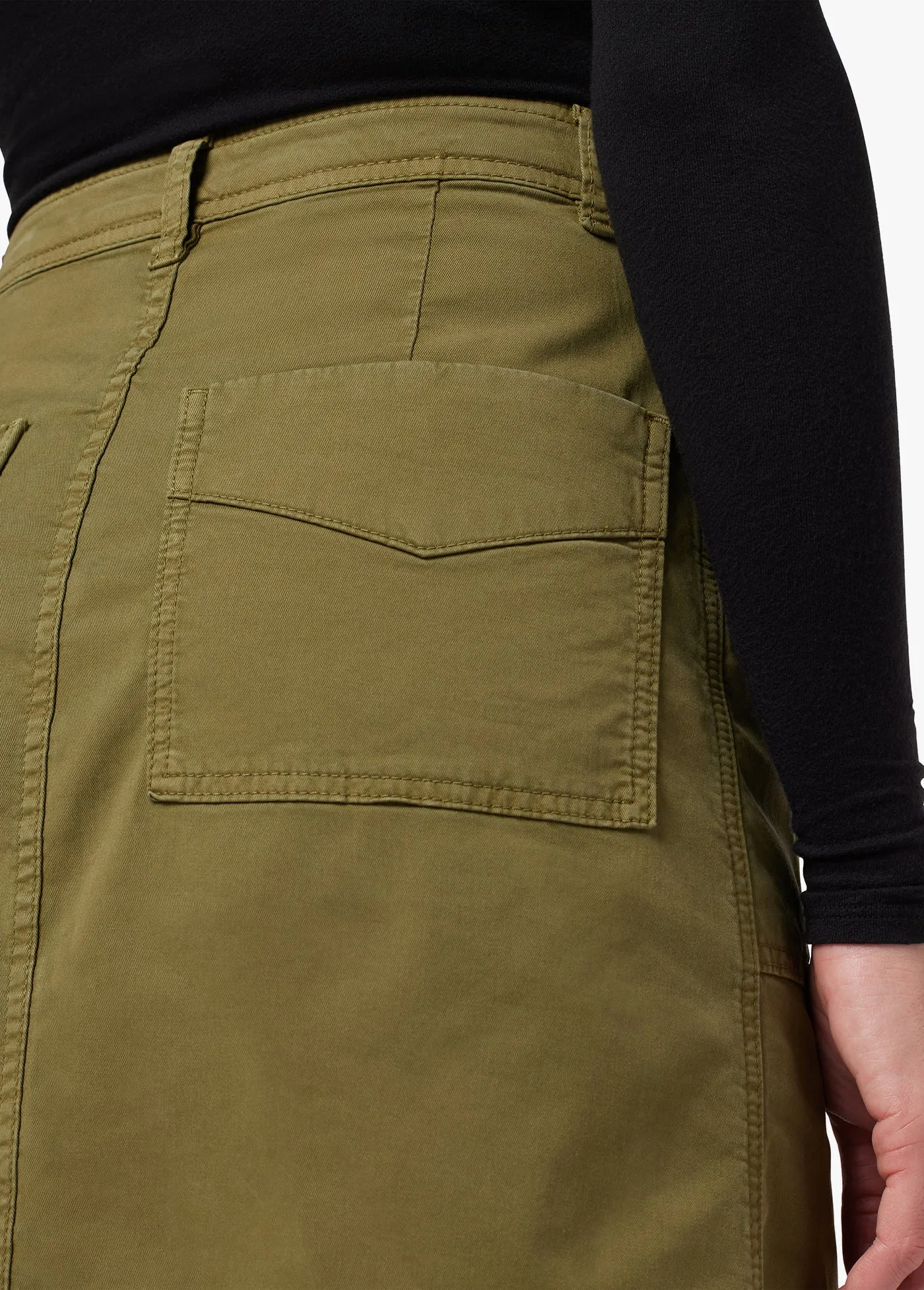 THE PREMIUM CARGO MIDI SKIRT