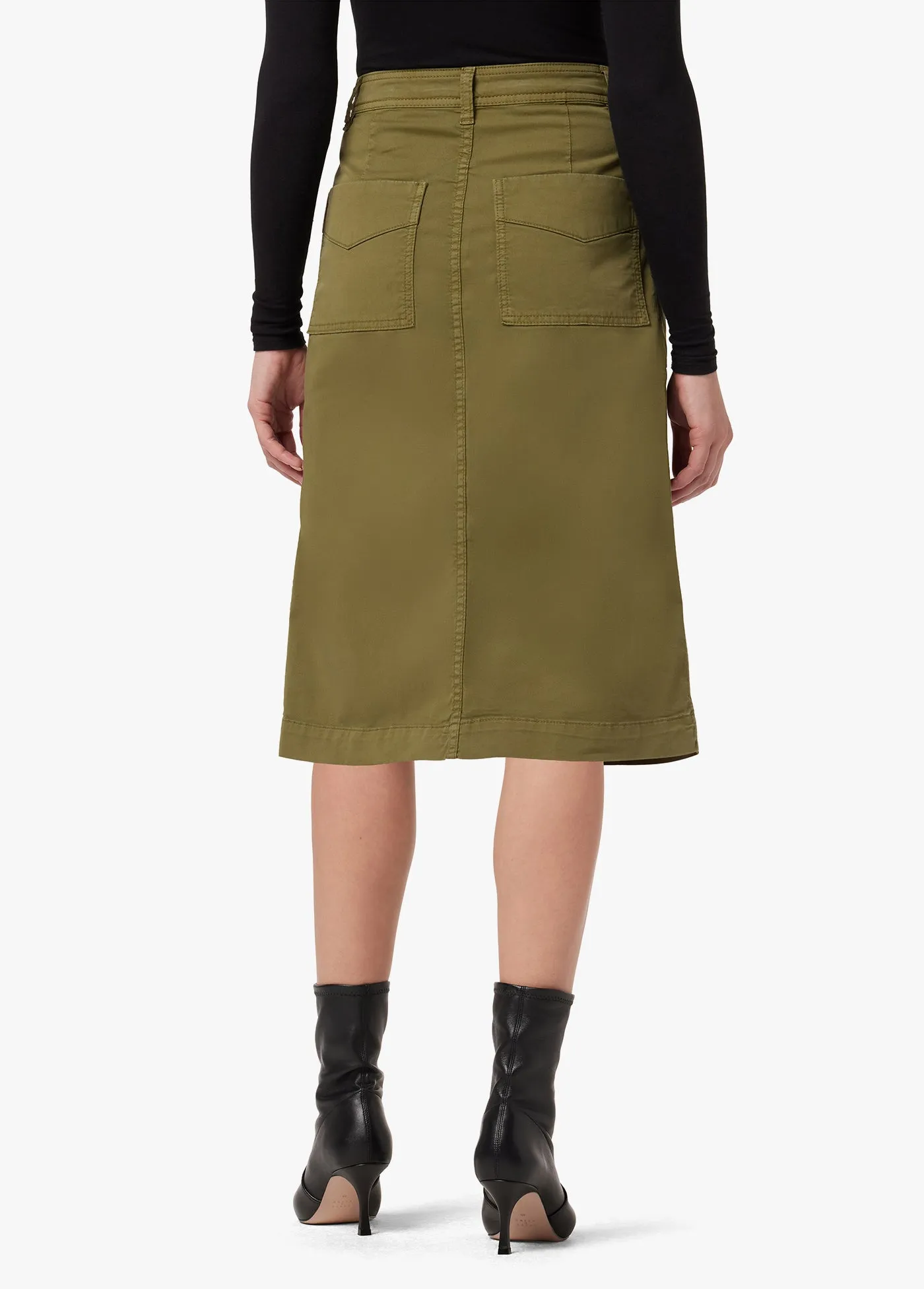 THE PREMIUM CARGO MIDI SKIRT