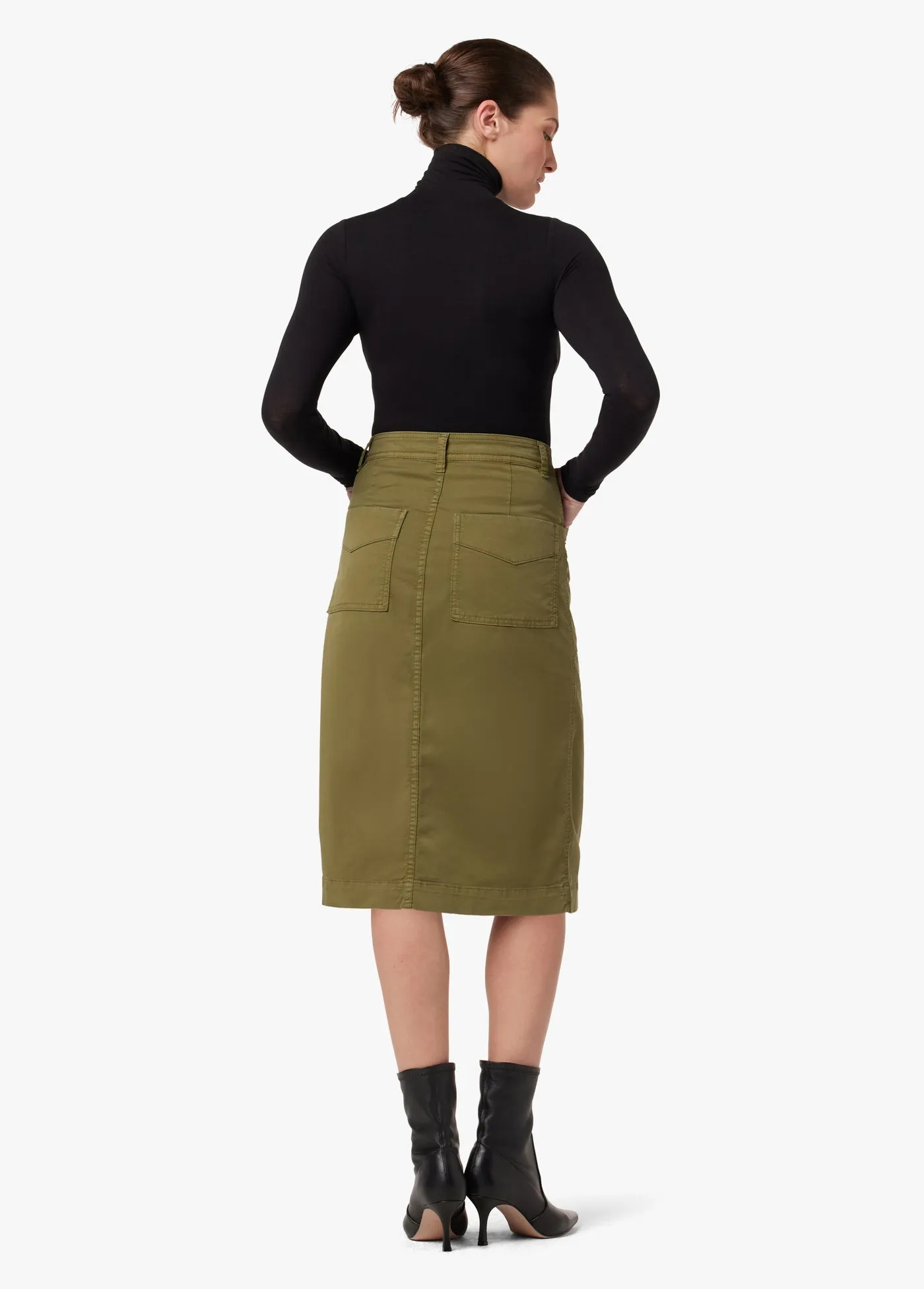 THE PREMIUM CARGO MIDI SKIRT