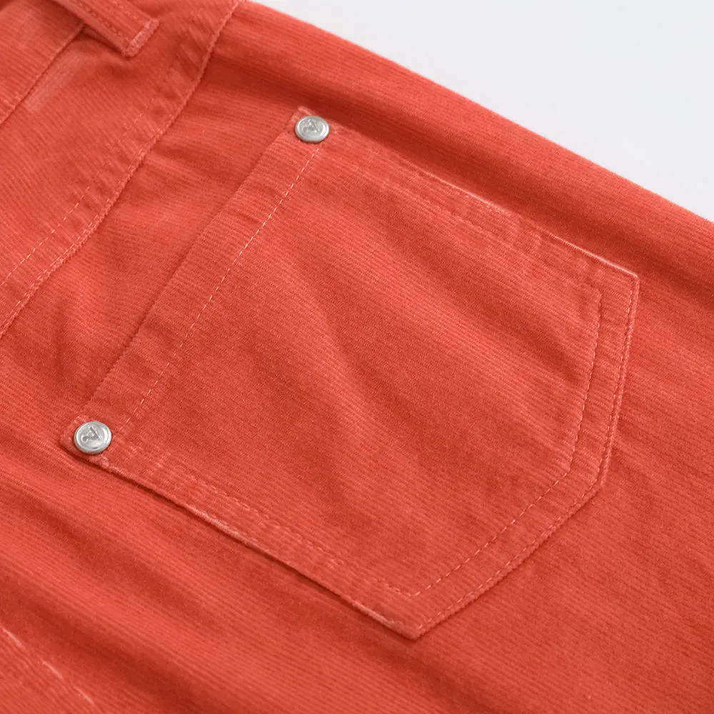 Vauva FW23 - Girls Embroidered Flared Pants (Red)