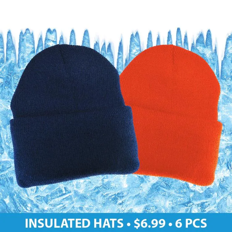 Winter Knit Hat Beanie and Glove Assortment Floor Display - 72 Pieces Per Retail Ready Display 88367