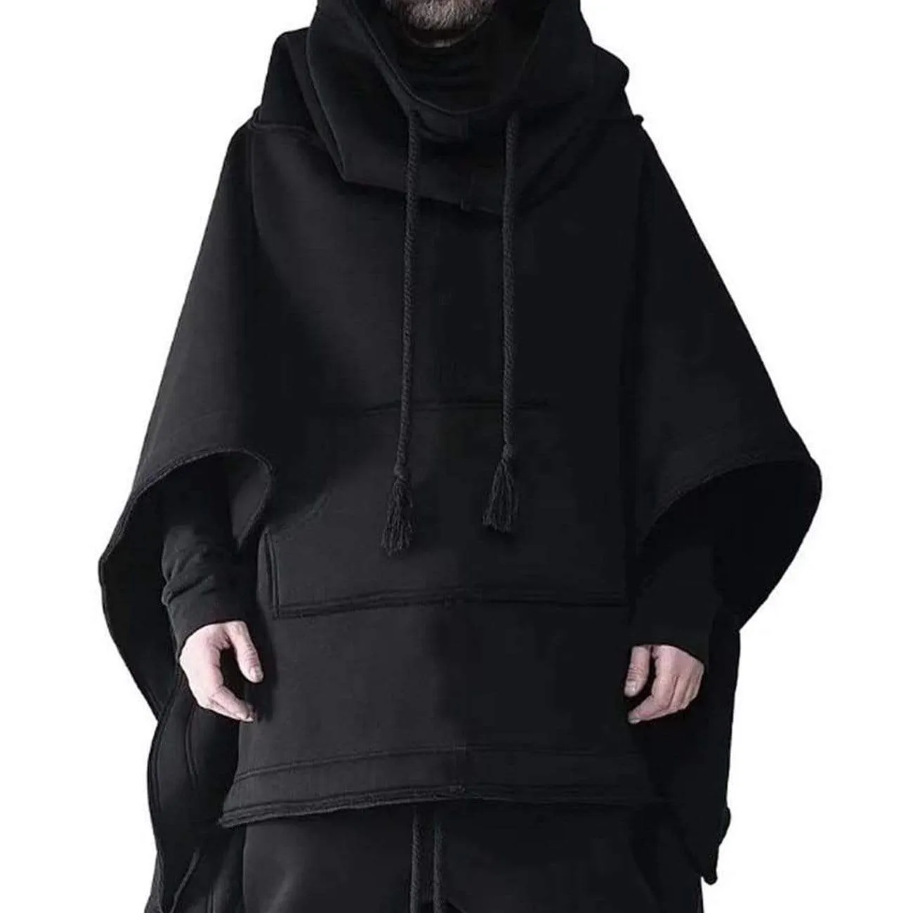 WLS Dark Bat Cloak Cape Wizard Hooded Coat
