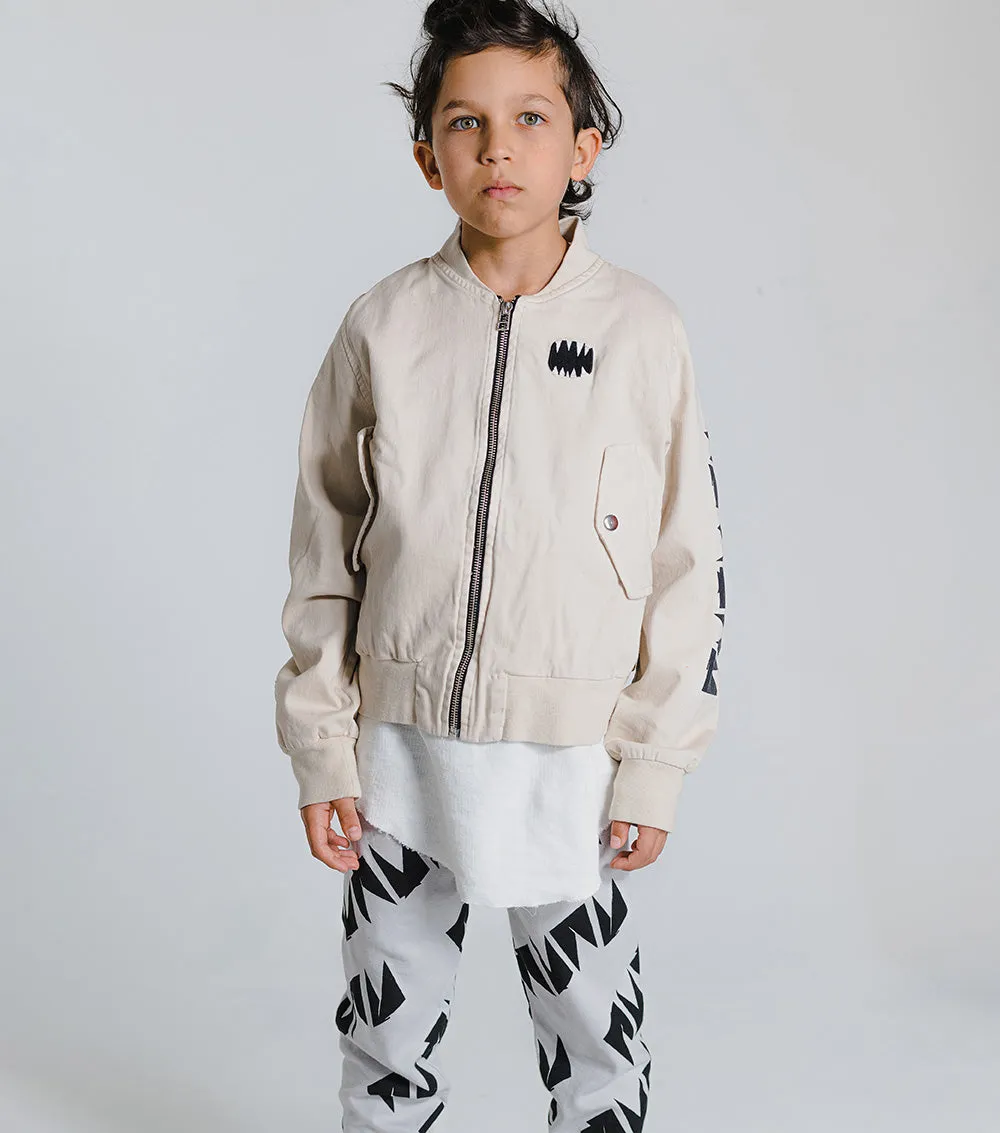 woven bomber jacket
