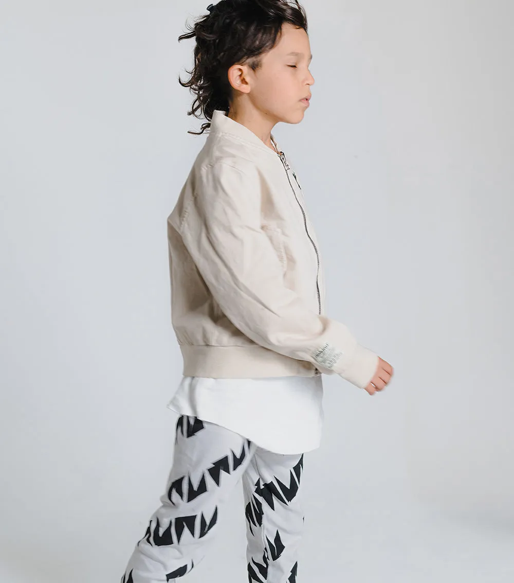 woven bomber jacket