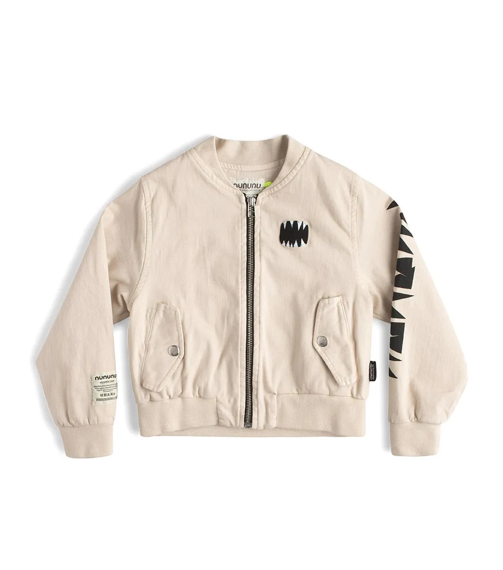 woven bomber jacket