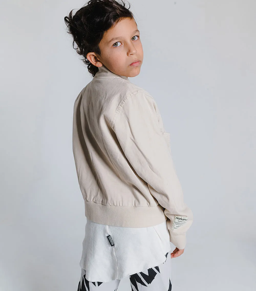 woven bomber jacket